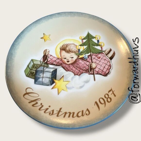 1987 Berta Hummel Collector Plate – “Angelic Gifts” - No Box - Picture 7 of 8